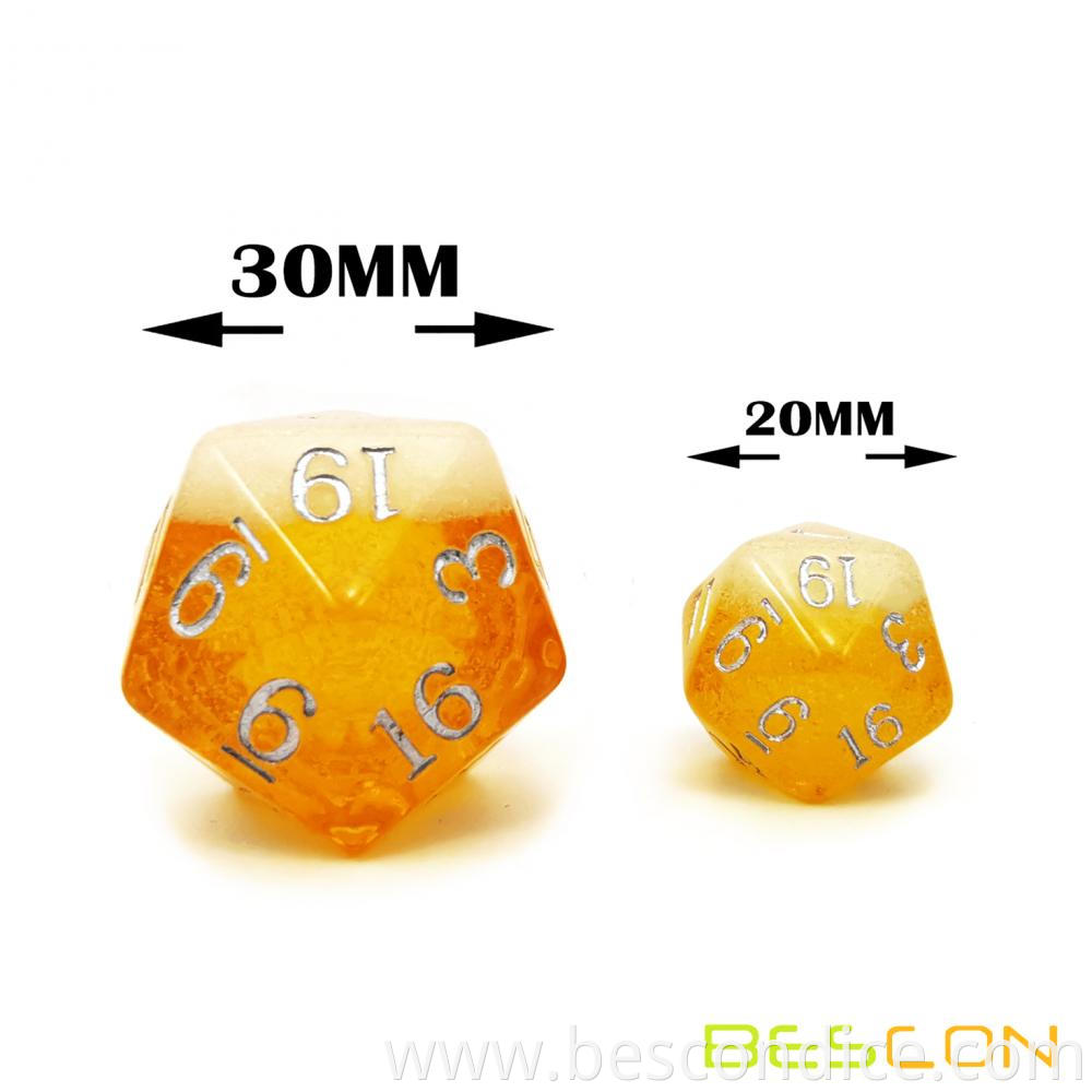 Jumbo Oktoberfest Oversized Beer Dice Set 8